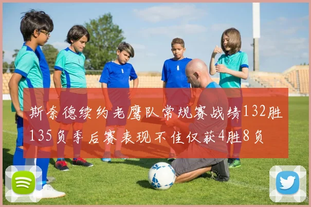 斯奈德续约老鹰队常规赛战绩132胜135负季后赛表现不佳仅获4胜8负
